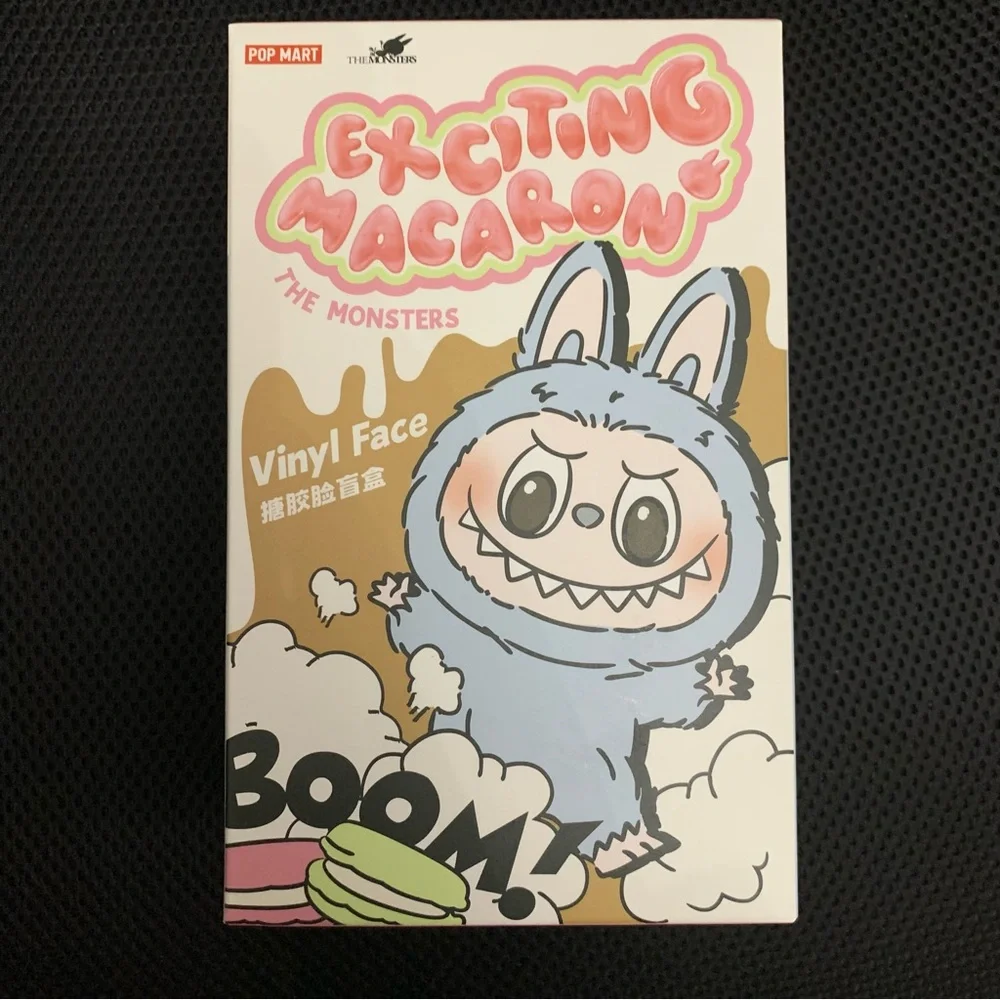 POP MART Authentic Labubu Exciting Macaron Plush Series 1pcs Blind Box - Picture 1 of 4